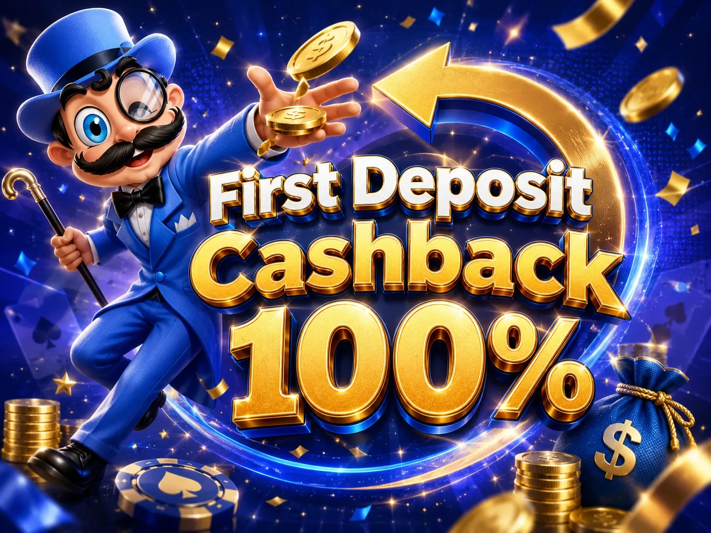 First deposit cashback